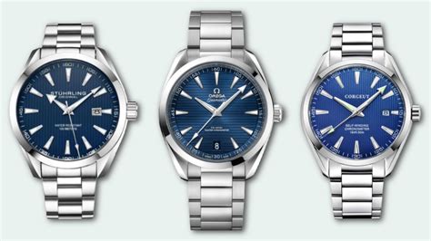 omega mens quartz homage|omega aqua terra homage alternative.